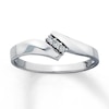 Thumbnail Image 1 of Previously Owned Ring 1/20 ct tw Round-cut Diamonds 10K White Gold