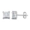Thumbnail Image 0 of Previously Owned Earrings 1/3 ct tw Diamonds 14K White Gold