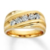 Previously Owned Wedding Band 1 ct tw Round-cut Diamonds 14K Yellow Gold