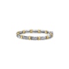 Thumbnail Image 0 of Previously Owned Bracelet 2 ct tw Diamonds 10K Two-Tone Gold 7"