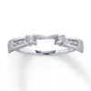 Thumbnail Image 0 of Previously Owned Enhancer Ring 1/5 ct tw Round-cut Diamonds 14K White Gold