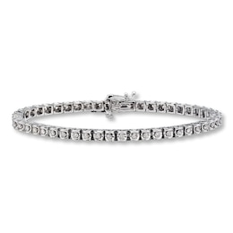 Previously Owned Bracelet 1-1/2 ct tw Diamonds 14K White Gold 7"