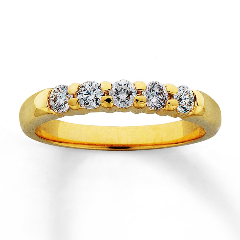 Previously Owned Anniversary Band 1/2 ct tw Round-cut Diamonds 14K Yellow Gold