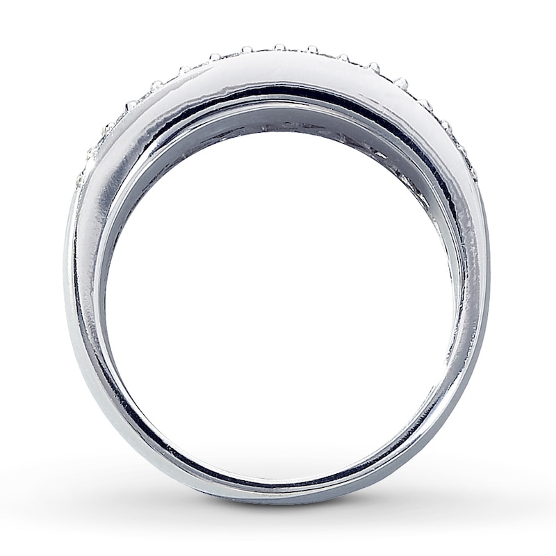 Main Image 2 of Previously Owned Anniversary Band 1 ct tw Round-cut Diamonds 14K White Gold