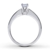 Previously Owned Engagement Ring 5/8 ct tw Princess-cut Diamonds 14K White Gold