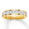 Previously Owned Diamond Anniversary Band 1 ct tw Princess-cut 14K Yellow Gold
