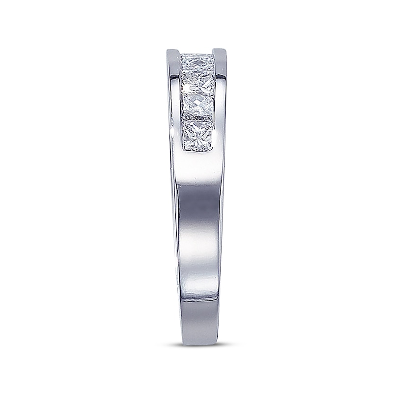 Previously Owned Anniversary Band 1 ct tw Princess-cut Diamonds 14K White Gold