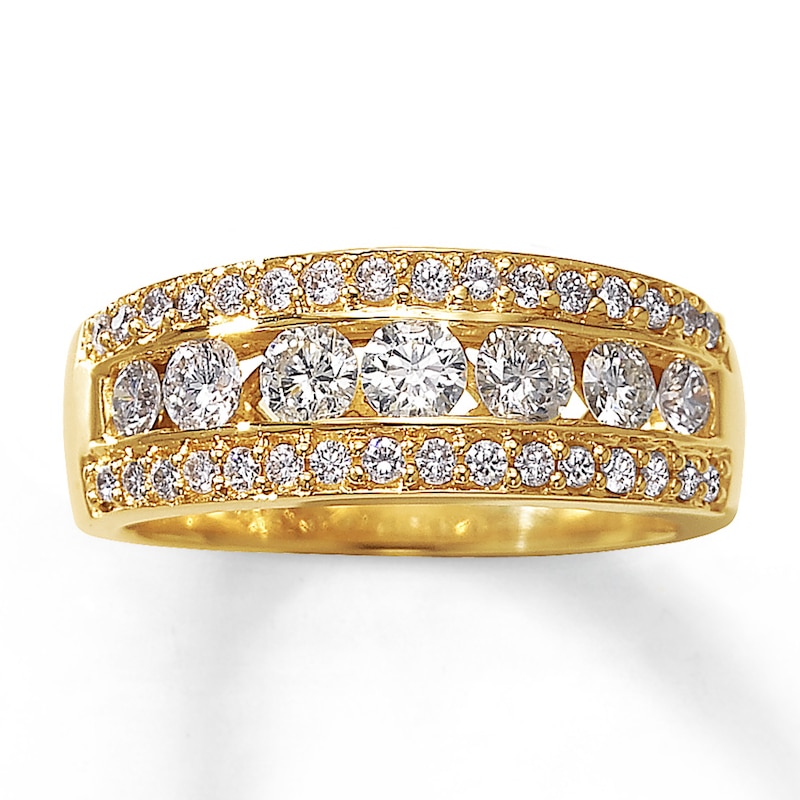 Previously Owned Anniversary Band 1 ct tw Round-cut Diamonds 14K Yellow Gold