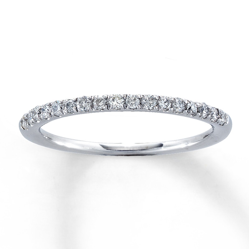 Previously Owned Anniversary Band 1/4 ct tw Round-cut Diamonds 14K White Gold