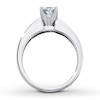 Thumbnail Image 2 of Previously Owned Engagement Ring 1-1/4 ct tw Princess-cut Diamonds 14K White Gold
