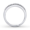 Previously Owned Wedding Band 1/6 ct tw Round-cut Diamonds 14K White Gold