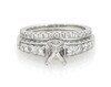 Thumbnail Image 1 of Previously Owned Diamond Bridal Setting 1 ct tw 14K White Gold
