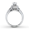 Thumbnail Image 1 of Previously Owned Diamond Ring 5/8 cttw Round-cut 14K White Gold