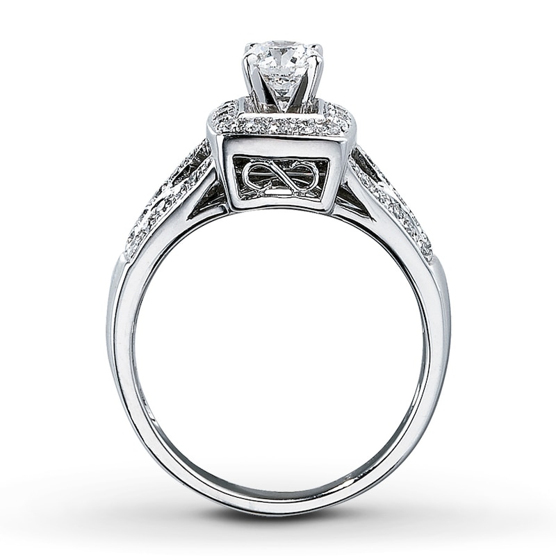Main Image 2 of Previously Owned Diamond Ring 5/8 cttw Round-cut 14K White Gold