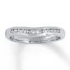 Thumbnail Image 0 of Previously Owned Wedding Band 1/6 ct tw Round-cut Diamonds 14K White Gold