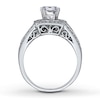 Thumbnail Image 1 of Previously Owned Diamond Bridal Setting 1/2 cttw 14K White Gold