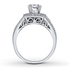 Thumbnail Image 2 of Previously Owned Diamond Bridal Setting 1/2 cttw 14K White Gold