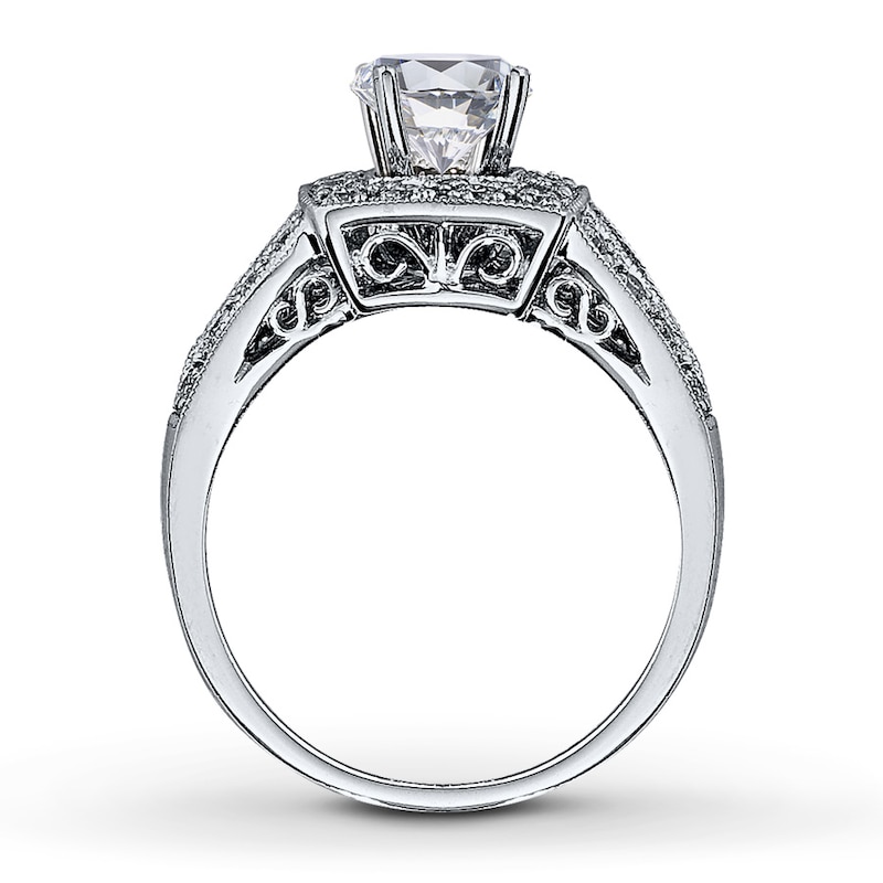 Previously Owned Diamond Bridal Setting 1/2 cttw 14K White Gold