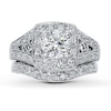 Thumbnail Image 2 of Previously Owned Diamond Bridal Setting 1/2 cttw 14K White Gold