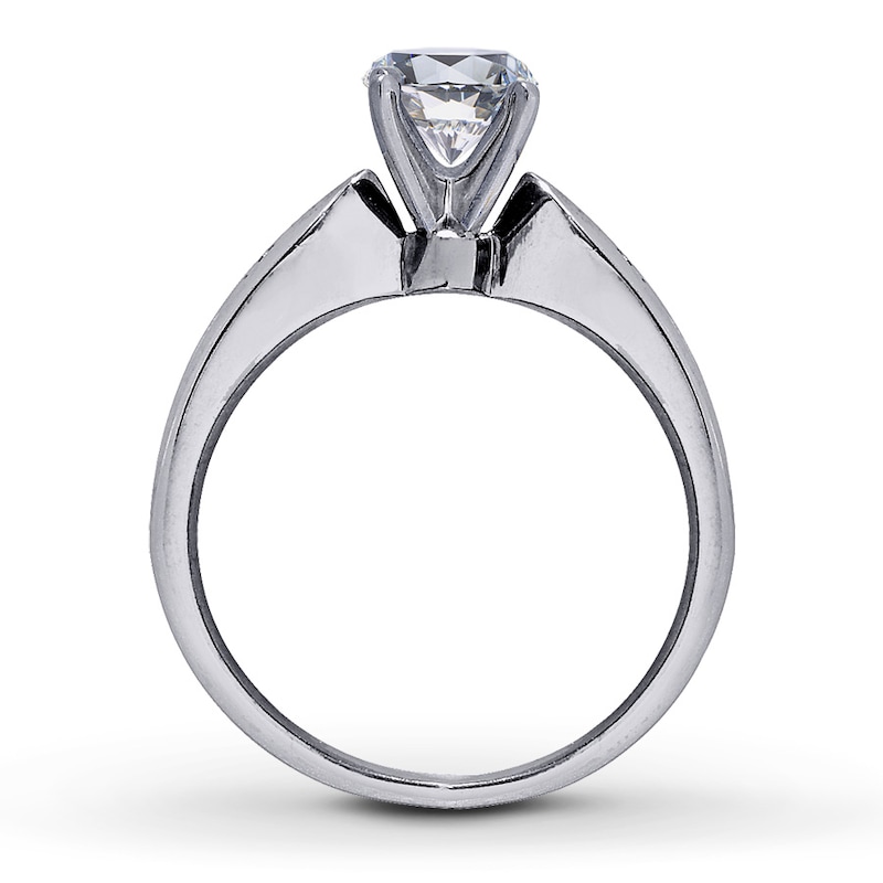 Main Image 2 of Previously Owned Diamond Wedding Ring Setting 1/4 ct tw 14K White Gold