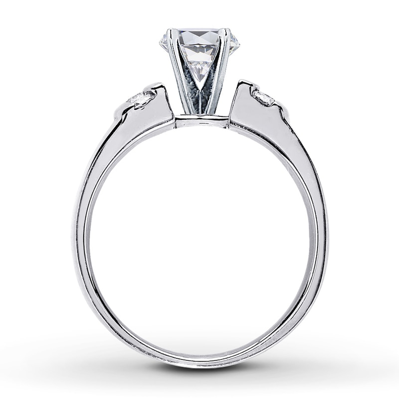 Previously Owned Diamond Ring Setting 1/3 ct tw 14K White Gold