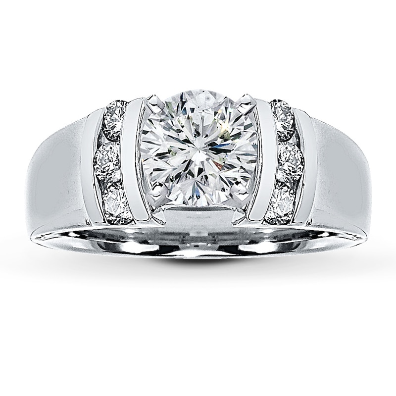 Previously Owned Diamond Ring Setting 1/3 ct tw 14K White Gold