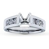 Thumbnail Image 1 of Previously Owned Diamond Ring Setting 1/2 ct tw Round-cut 14K White Gold