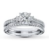 Thumbnail Image 3 of Previously Owned Diamond Bridal Setting 1/3 ct tw Round 14K White Gold