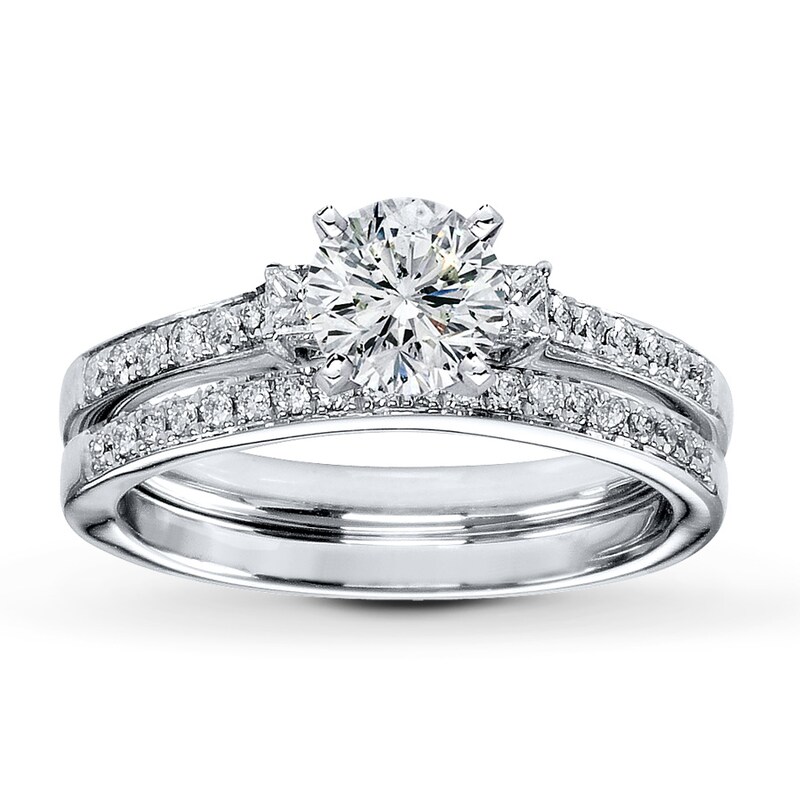 Main Image 3 of Previously Owned Diamond Bridal Setting 1/3 ct tw Round 14K White Gold