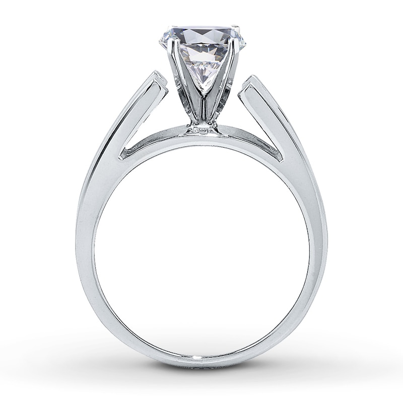Main Image 2 of Previously Owned Diamond Ring Setting 5/8 ct tw Round-cut 14K White Gold