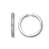 Thumbnail Image 1 of Previously Owned Earrings 1 ct tw Diamonds 14K White Gold
