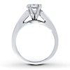 Thumbnail Image 1 of Previously Owned Diamond Ring Setting 1/6 ct tw Round-cut 14K White Gold