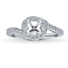 Previously Owned Diamond Ring Setting 1/4 ct tw 14K White Gold