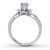 Thumbnail Image 1 of Previously Owned Diamond Ring Setting 1/4 ct tw 14K White Gold