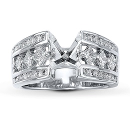 Previously Owned Diamond Ring Setting 1 ct tw 14K White Gold