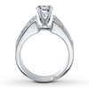 Thumbnail Image 2 of Previously Owned Diamond Ring Setting 1 ct tw 14K White Gold