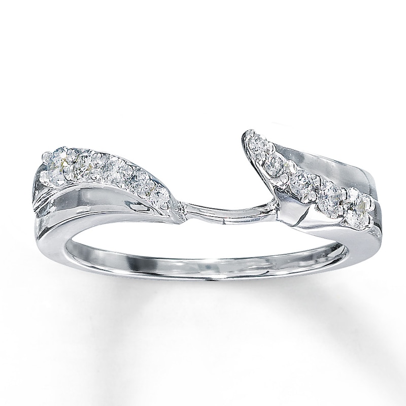 Previously Owned Enhancer / ct tw Diamonds 14K White Gold