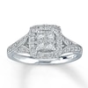 Thumbnail Image 0 of Previously Owned Ring 1/2 ct tw Diamonds 14K White Gold