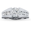 Thumbnail Image 3 of Previously Owned Diamond Ring Setting 3/4 ct tw Round 18K White Gold