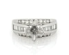 Thumbnail Image 1 of Previously Owned Diamond Engagement Ring Setting 1 ct tw 14K White Gold