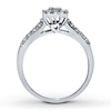 Thumbnail Image 1 of Previously Owned Promise Ring 1/2 ct tw Diamonds 14K White Gold