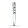 Thumbnail Image 3 of Previously Owned Wedding Band 1/2 ct tw Round-cut Diamonds 14K White Gold
