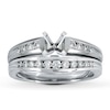 Previously Owned Diamond Engagement Ring Setting 1/3 ct tw Round 14K White Gold