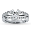 Thumbnail Image 0 of Previously Owned Diamond Engagement Ring Setting 1/3 ct tw Round 14K White Gold