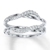 Thumbnail Image 0 of Previously Owned Enhancer Ring 1/5 ct tw Round-cut Diamonds 14K White Gold