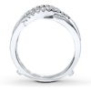 Thumbnail Image 1 of Previously Owned Enhancer Ring 1/5 ct tw Round-cut Diamonds 14K White Gold