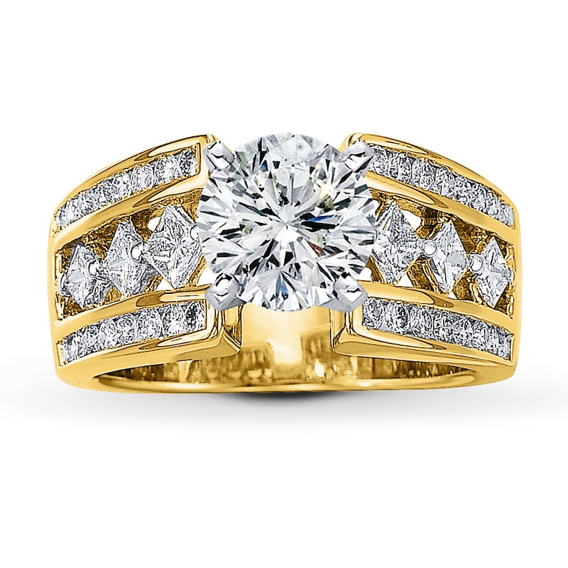 Main Image 3 of Previously Owned Diamond Ring Setting 1 ct tw Diamonds 14K Yellow Gold