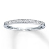 Thumbnail Image 1 of Previously Owned Anniversary Band 1/8 ct tw Round-cut Diamonds 10K White Gold
