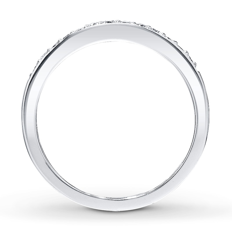 Main Image 2 of Previously Owned Anniversary Band 1/8 ct tw Round-cut Diamonds 10K White Gold