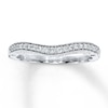 Thumbnail Image 0 of Previously Owned Wedding Band 1/6 ct tw Round-cut Diamonds 14K White Gold